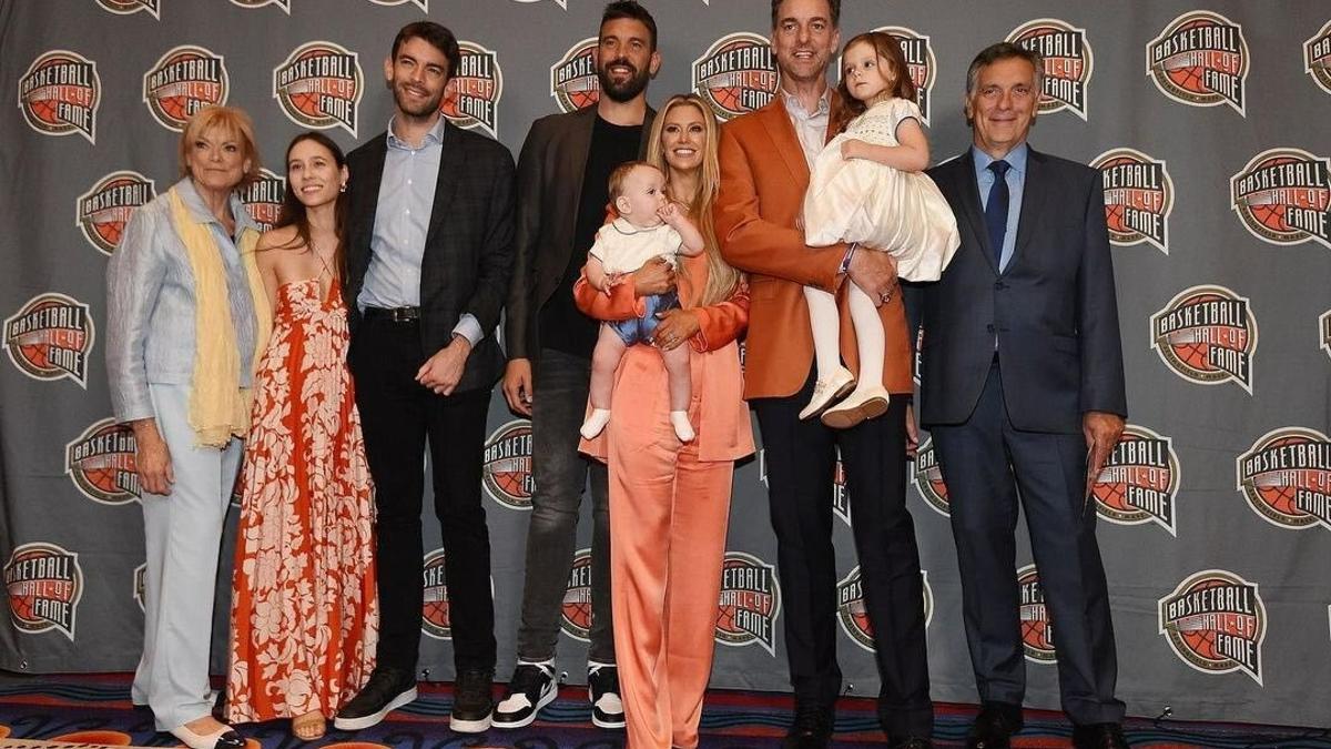 Gasol and family