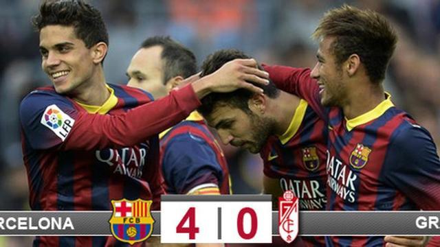 El Barça goleó con facilidad al Granada