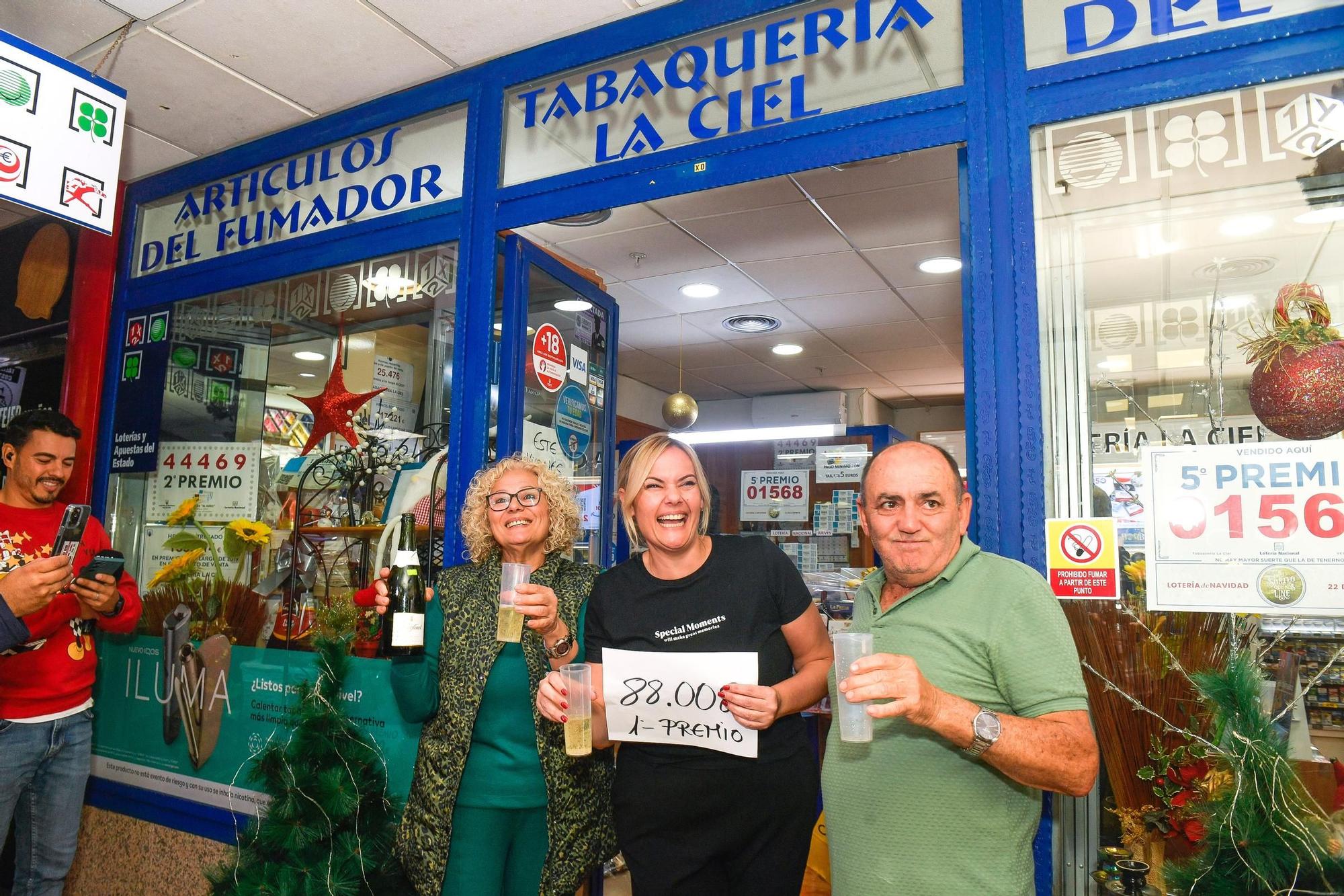 La Lotería de Navidad riega Gran Canaria de premios