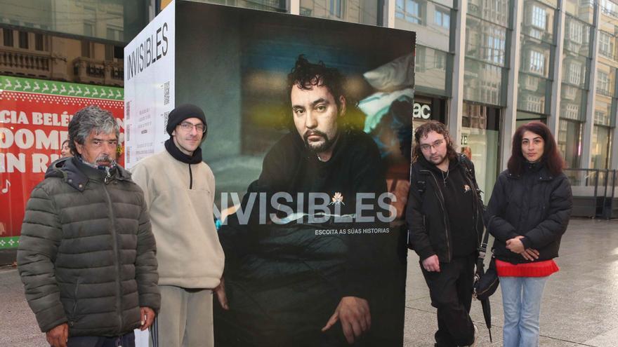 Los invisibles de A Coruña alzan la voz