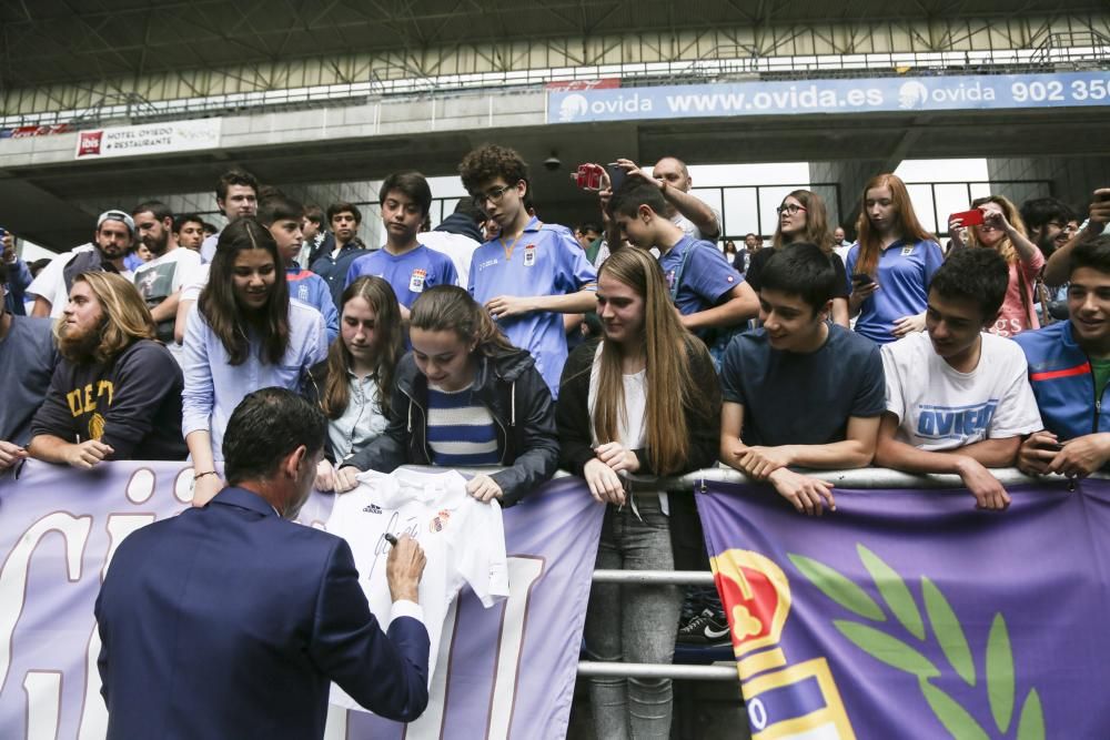 Presentación de Fernando Hierro como entrenador del Real Oviedo