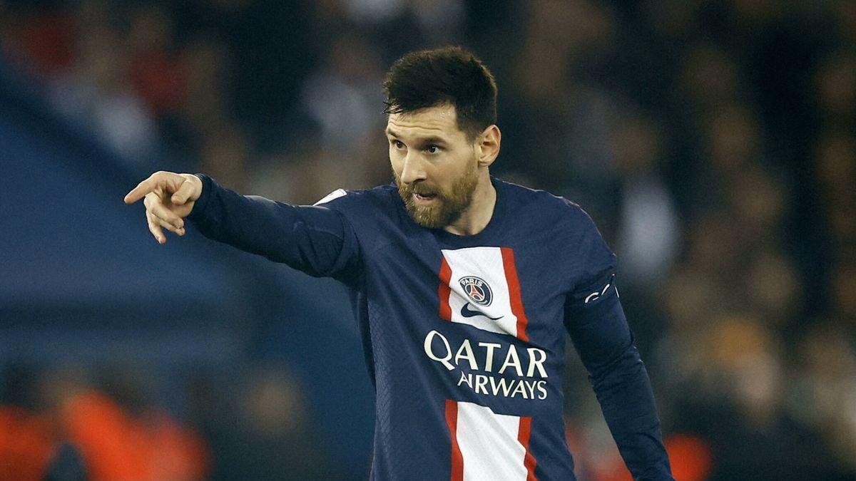 Lionel Messi en un partido con el PSG esta temporada.