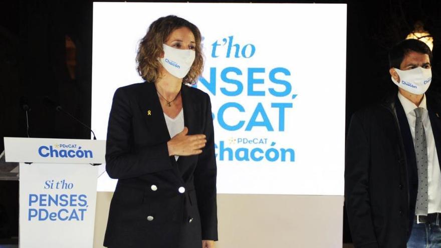 La candidata del PDeCAT, Àngels Chacón.