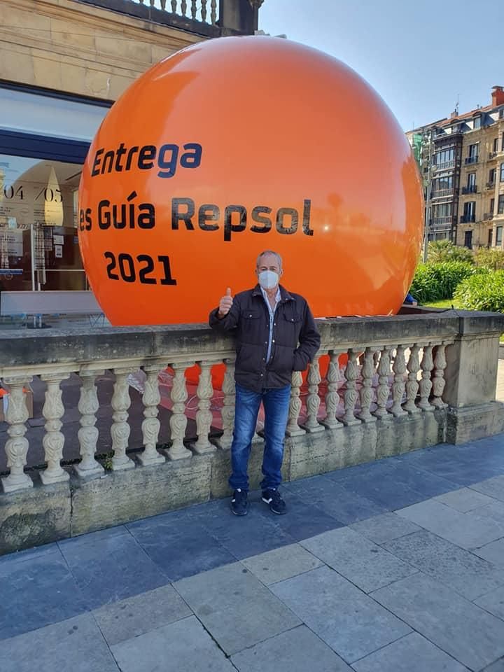 Juan de El Risco en los premios Repsol