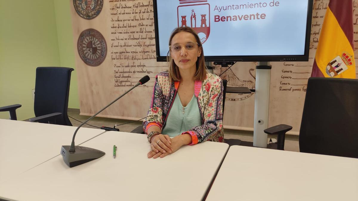 Sara Casquero, concejala de Ferias en Benavente. / E. P.