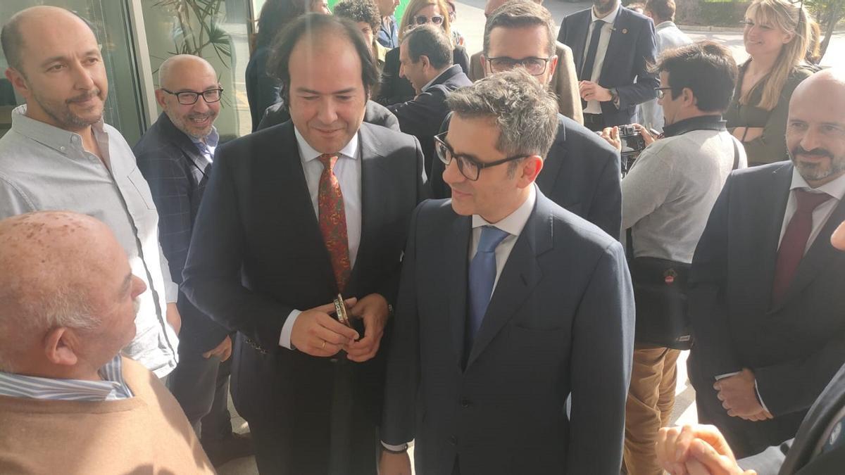 El ministro Félix Bolaños afirma que la Junta de Andalucía debe tramitar y justificar el trasvase del pantano de Iznájar.