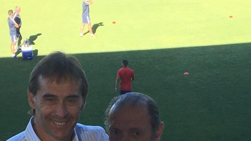 Lopetegui, presente en el duelo entre el Sporting y la Real Sociedad