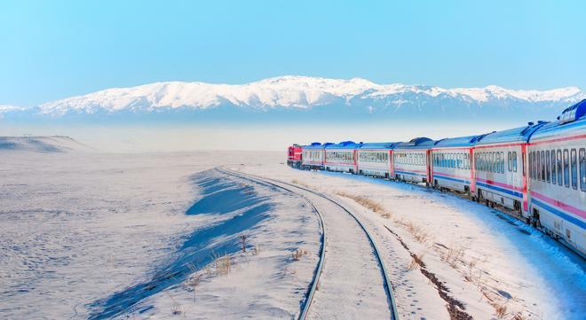 El Expreso del Este es uno de los trenes más escénicos de Turquía