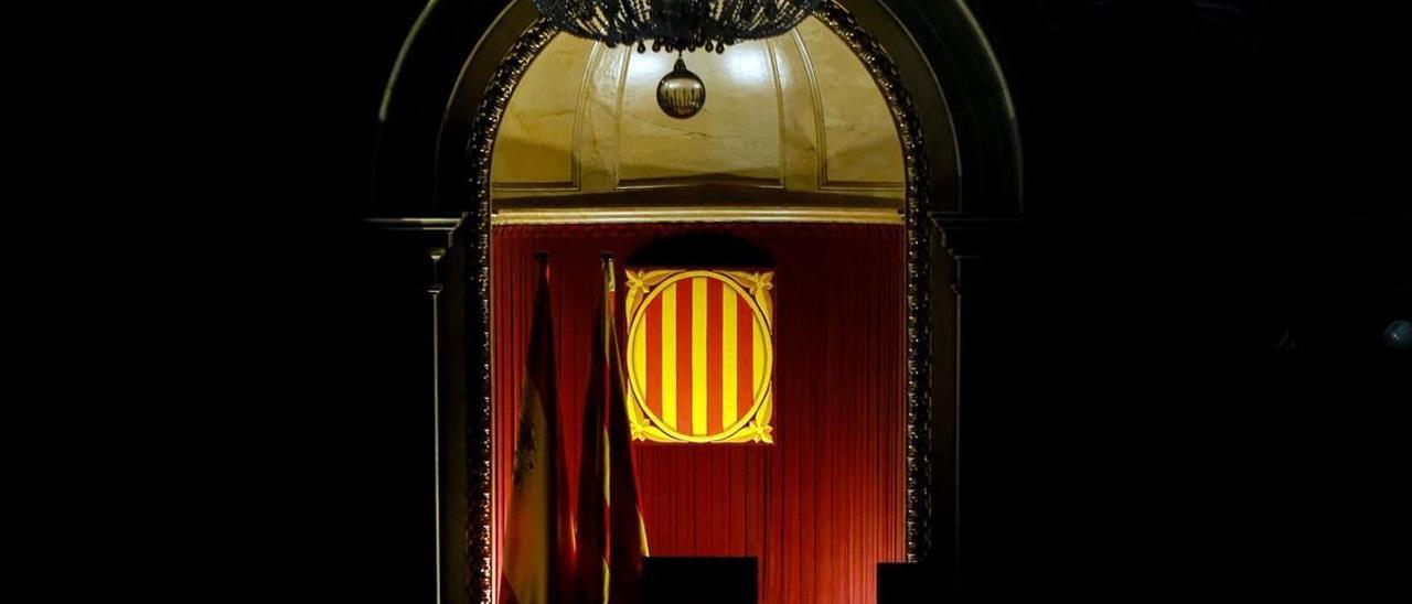 Imagen del hemiciclo del Parlament de Cataluña.