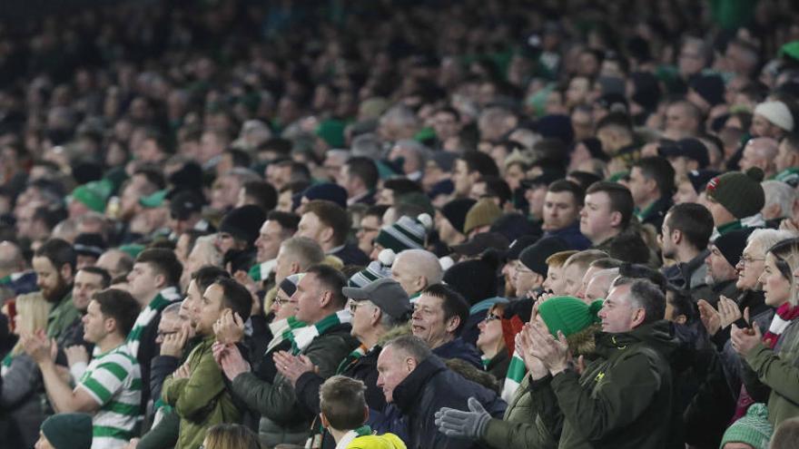 Seis aficionados del Celtic detenidos en Valencia tras agredir a policías