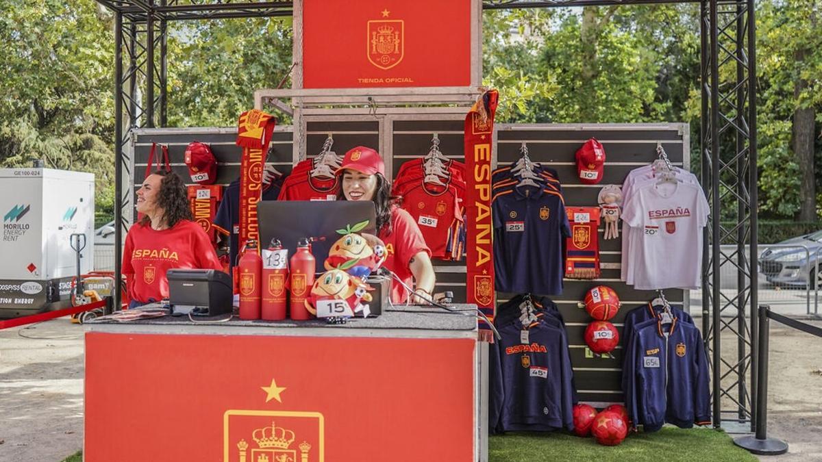 La 'fan zone' de La Roja en Granada.