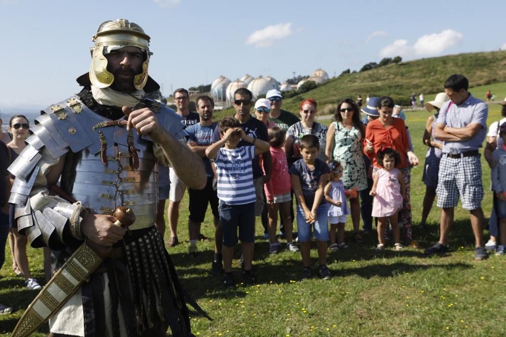 RECREACION DE UN CAMPAMENTO ROMANO.