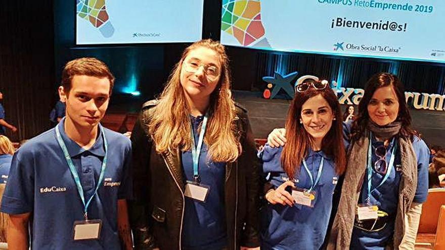 Los alumnos durante el campus formativo en Barcelona.