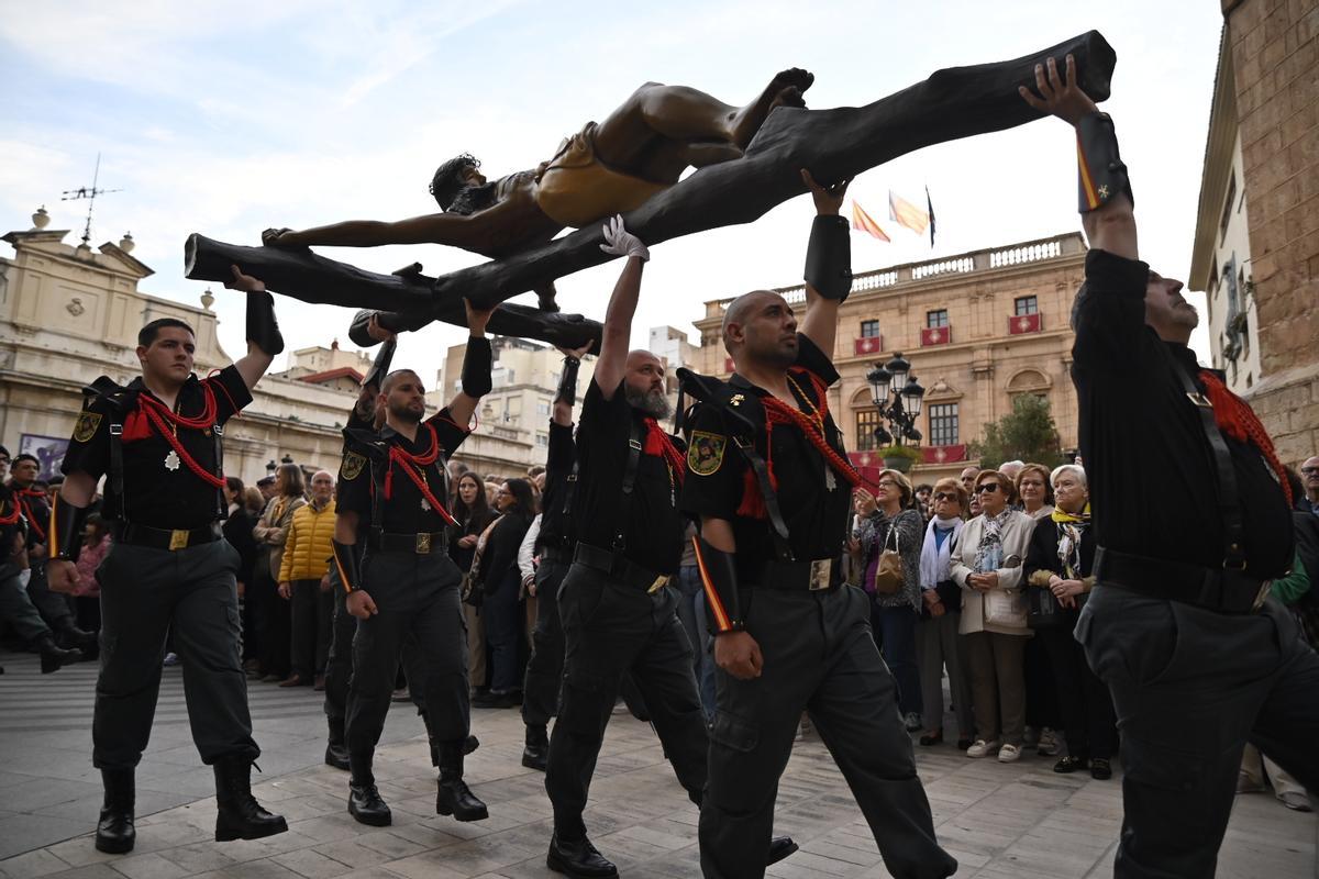 Procesión del Santo Entierro en el Viernes Santo.