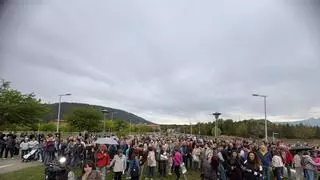 Cientos de personas alzan la voz y exigen en Sabiñánigo la reanudación inmediata de las obras de la A-23: "¡Nuestras comarcas no pueden esperar más!"
