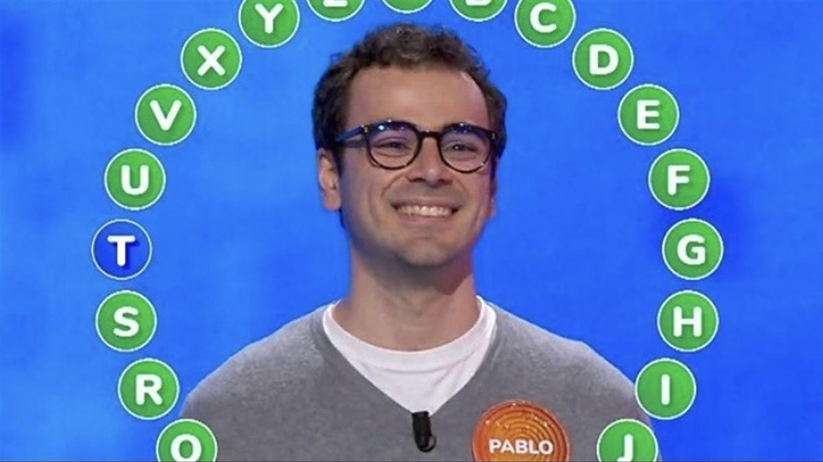 El concursante de 'Pasapalabra' Pablo Díaz.