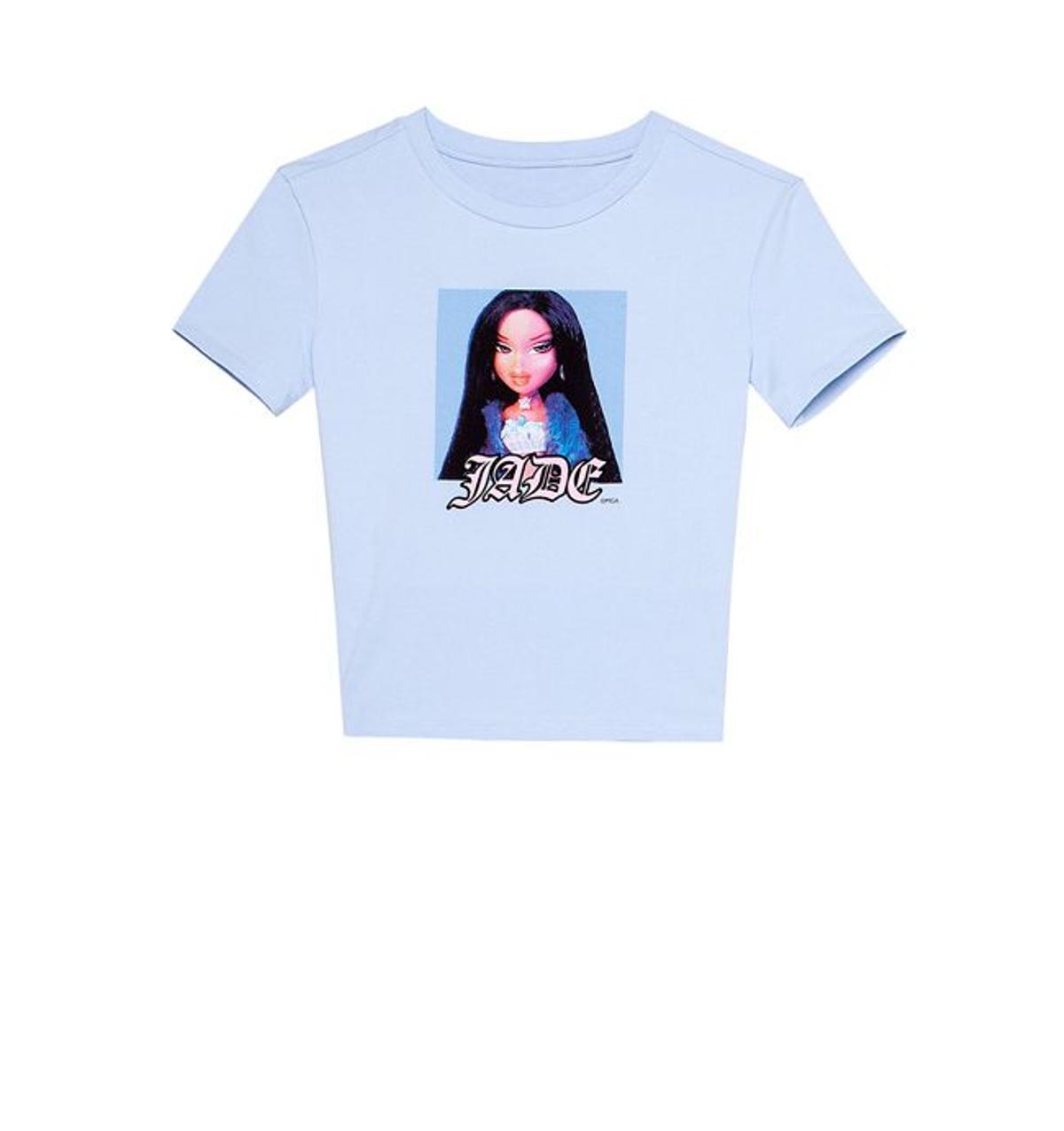 Camiseta 'cropped' de Jade