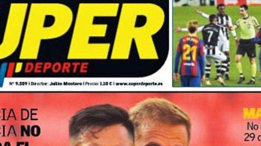 Esta es la portada de SUPER de este lunes