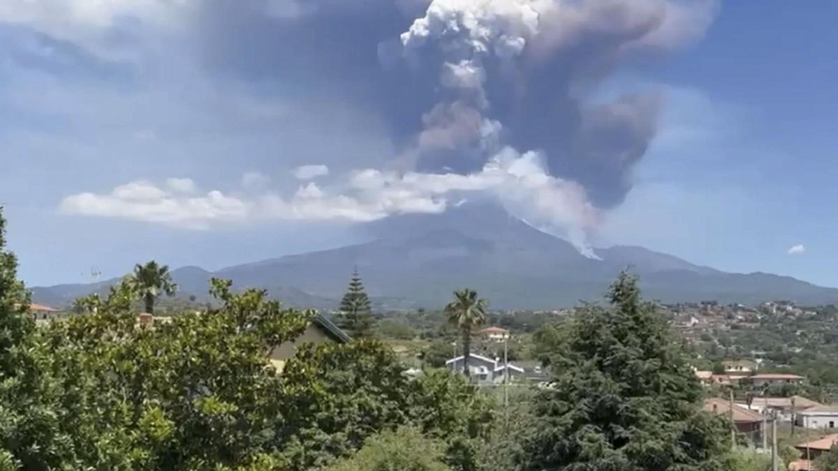 La erupción del Etna, en imágenes.