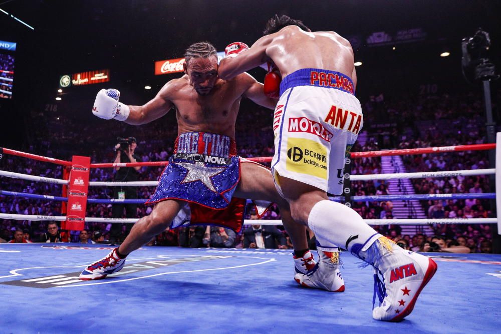 Pacquiao, campeón del mundo ante Keith Thurman