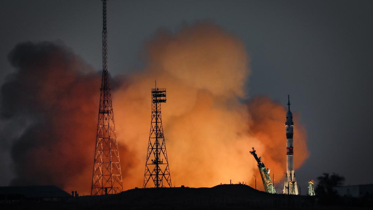 Rusia lanza la nave espacial Soyuz MS-23 sin tripulación rumbo a la EEI.