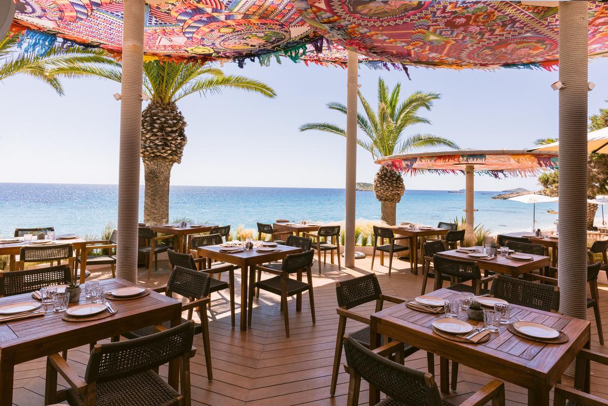 Vistas directas al mar desde Aiyanna Ibiza, situado en lo alto de Cala Nova.
