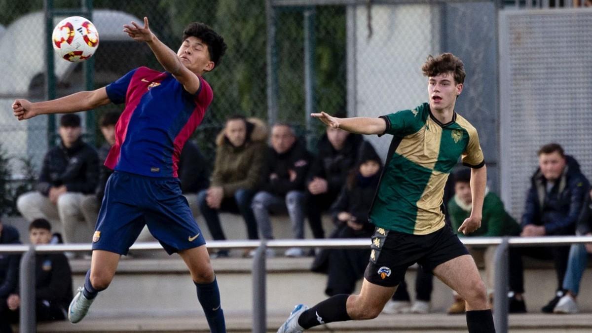 Dro fue uno de los destacados del Juvenil B contra el Sabadell