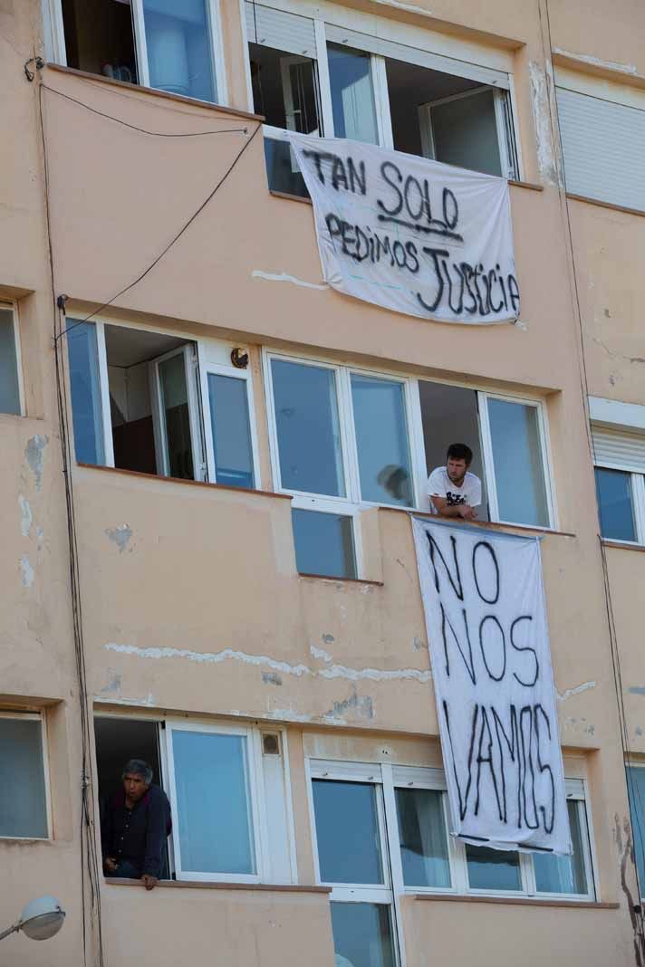 Desalojo de los apartamentos Don Pepe