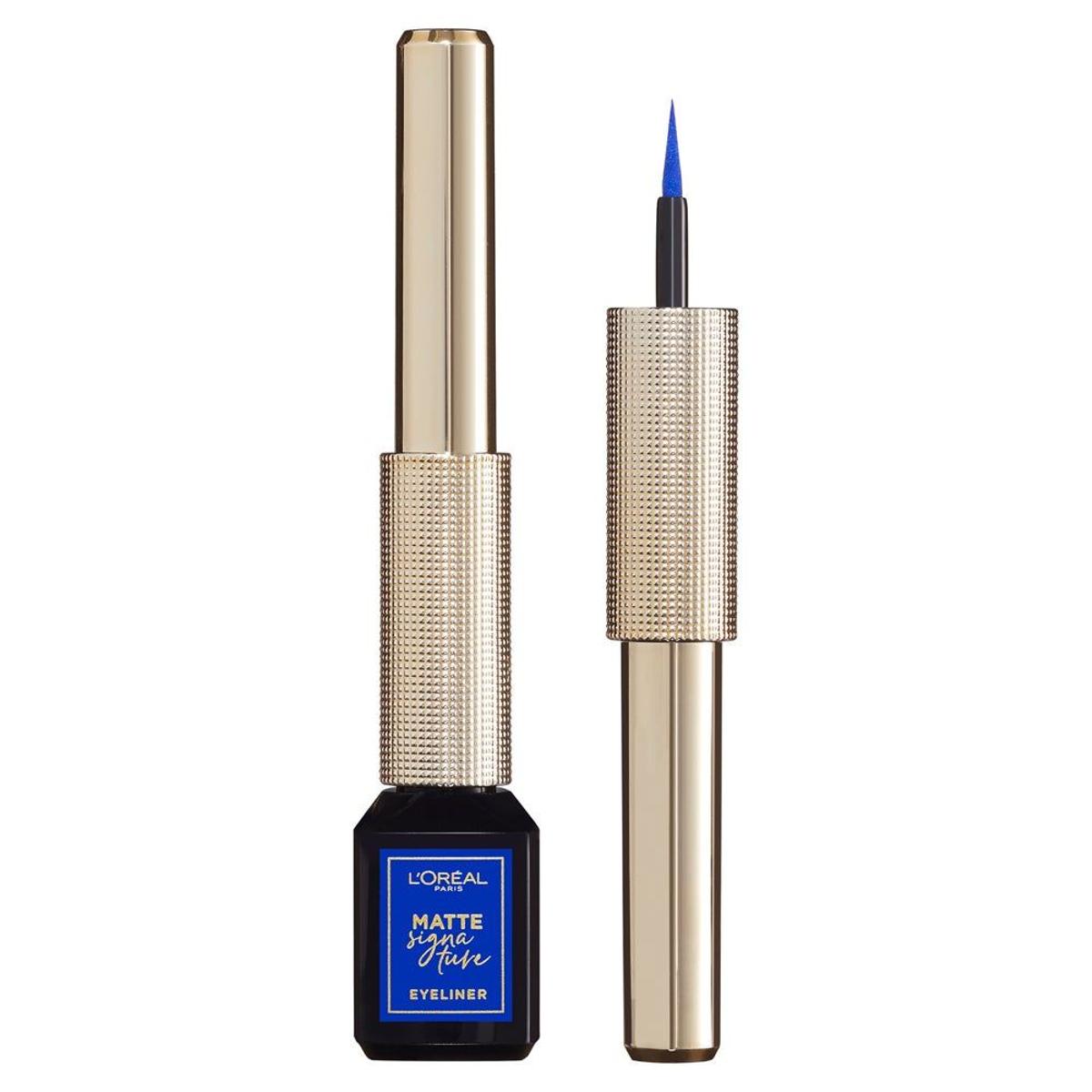 Eyeliner, matte signature en tono azul de L'oréal Paris (Precio: 10,95 euros)