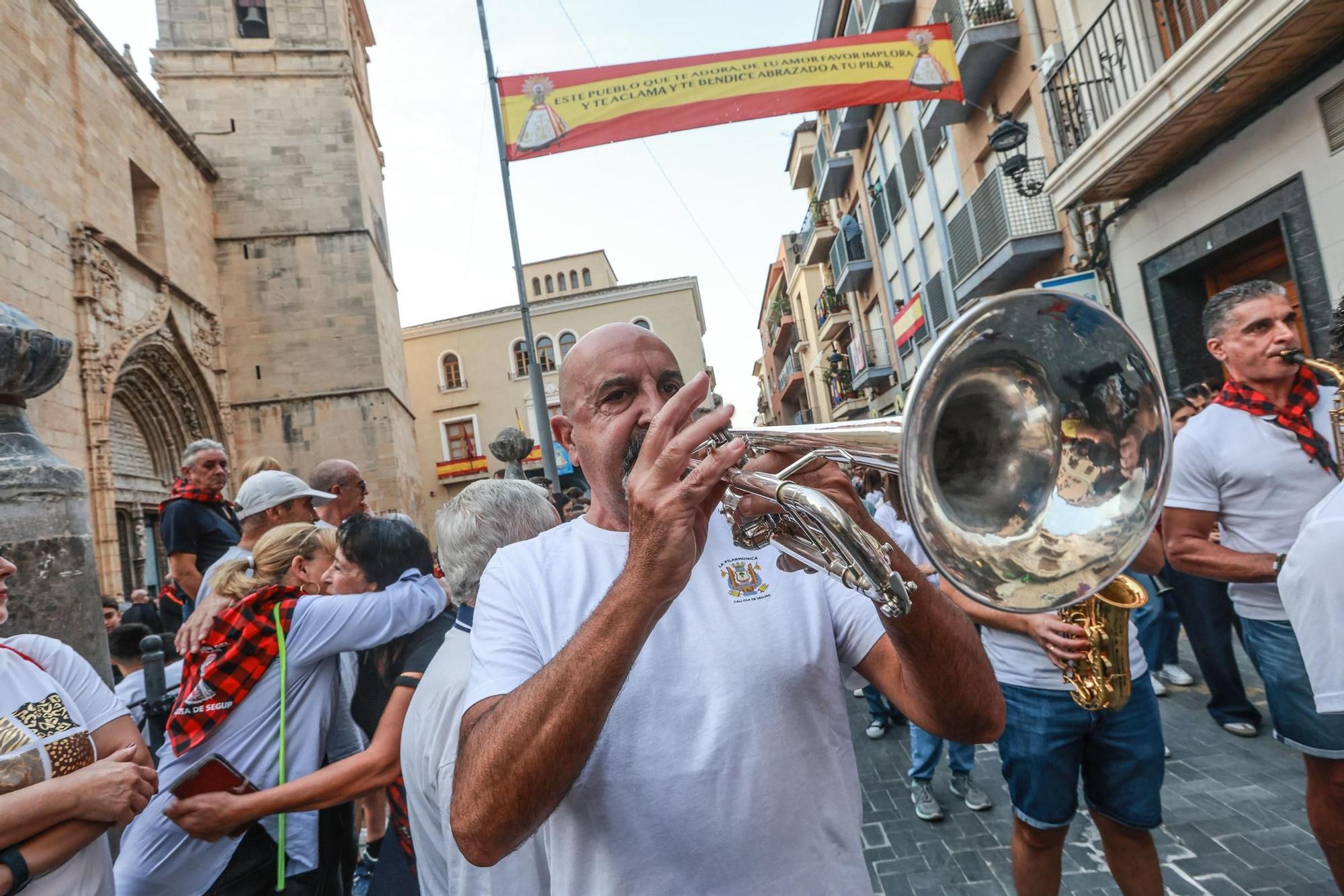 Así fue la procesión de la Virgen del Pilar en Callosa de Segura