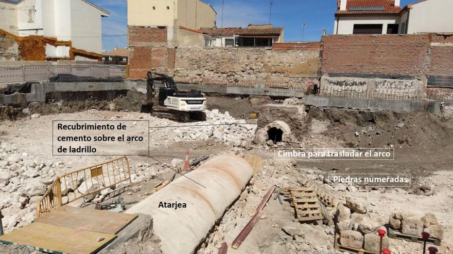 El nuevo Museo de Semana Santa de Zamora se libera de la atarjea histórica