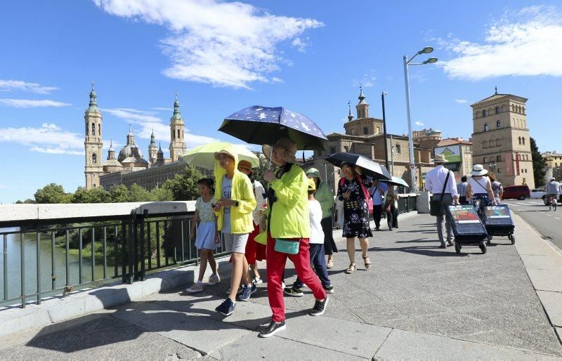 Calor en Zaragoza, 9 de julio agosto