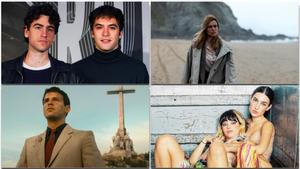 Àlex Monner y Ricardo Gómez, protagonistas de ’La ruta’; Itziar Ituño en ’Intimidad’; Francisco Ortiz en ’¡García!’, y Belén Barenys y Berta Prieto, en ’Autodefensa’.