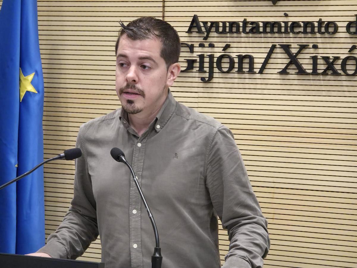 Javier Suárez Llana, portavoz municipal de IU.