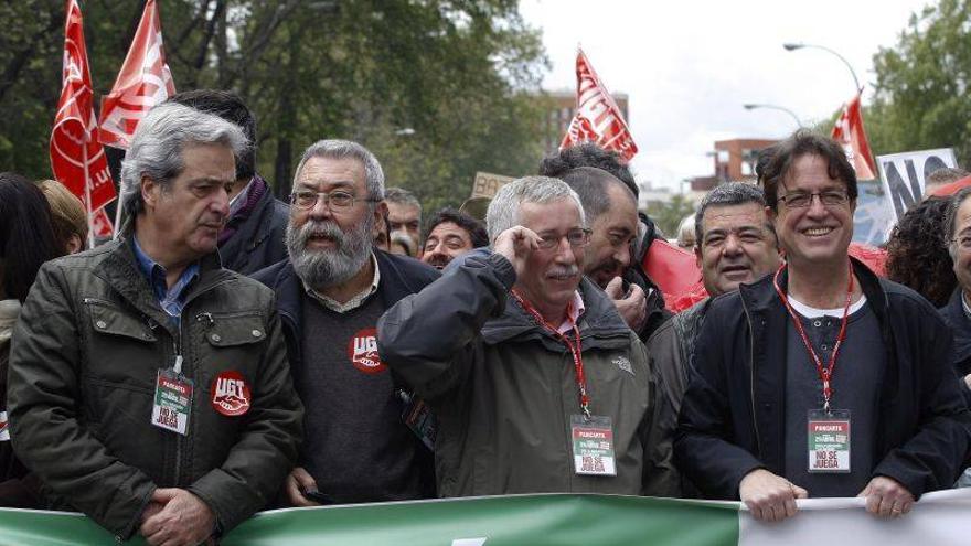 Méndez y Toxo ven a Rajoy rehén de los ultraliberales del Gobierno