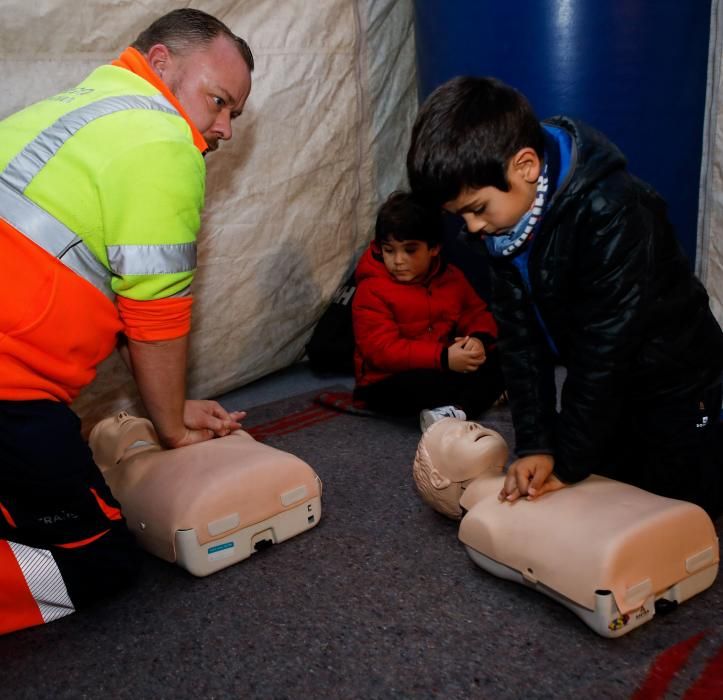 Taller de Transisa con niños en Mercaplana