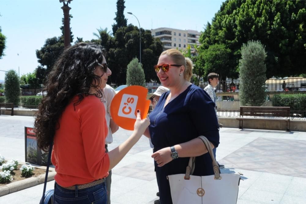 Albert Rivera visita Murcia y Los Alcázares