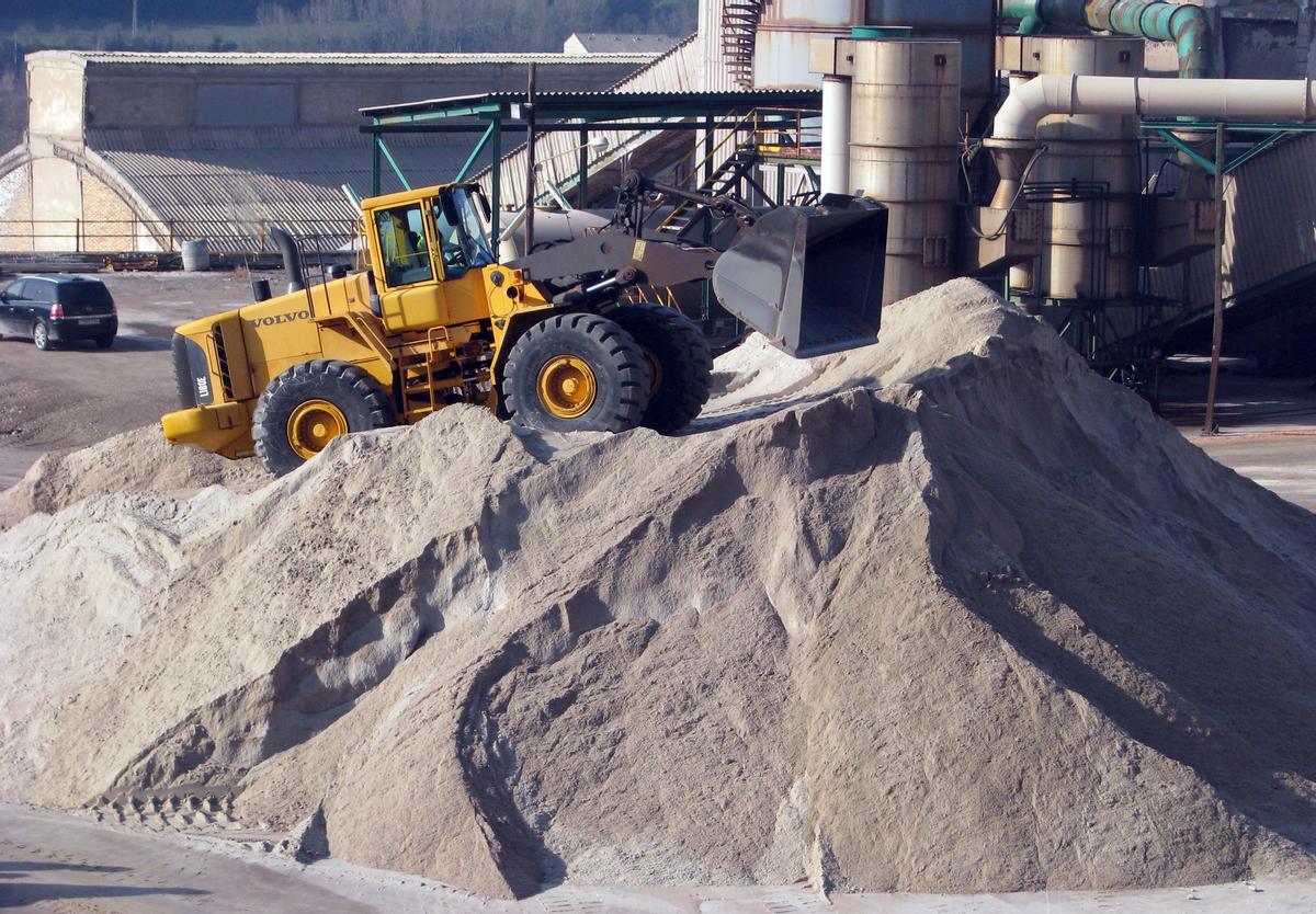 Sal per a les carreteres a les mines de Súria.