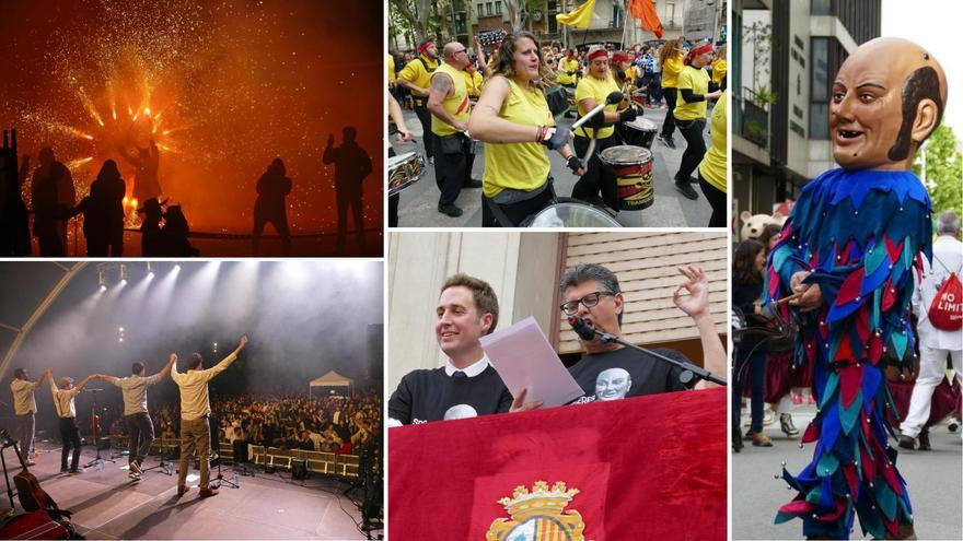 Amb música, foc, tradicions... I pluja: així s&#039;han viscut els primers dies de les Fires de Figueres 2024