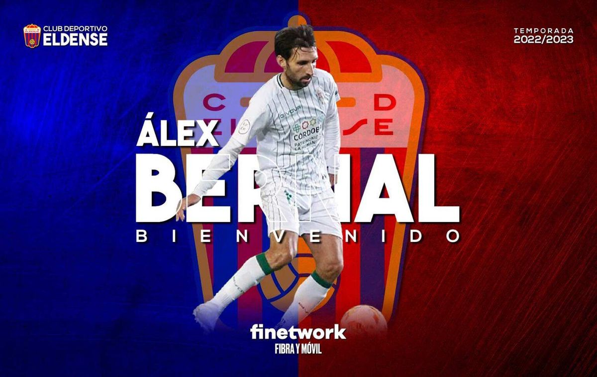 El Eldense ficha a Álex Bernal, del Córdoba CF.