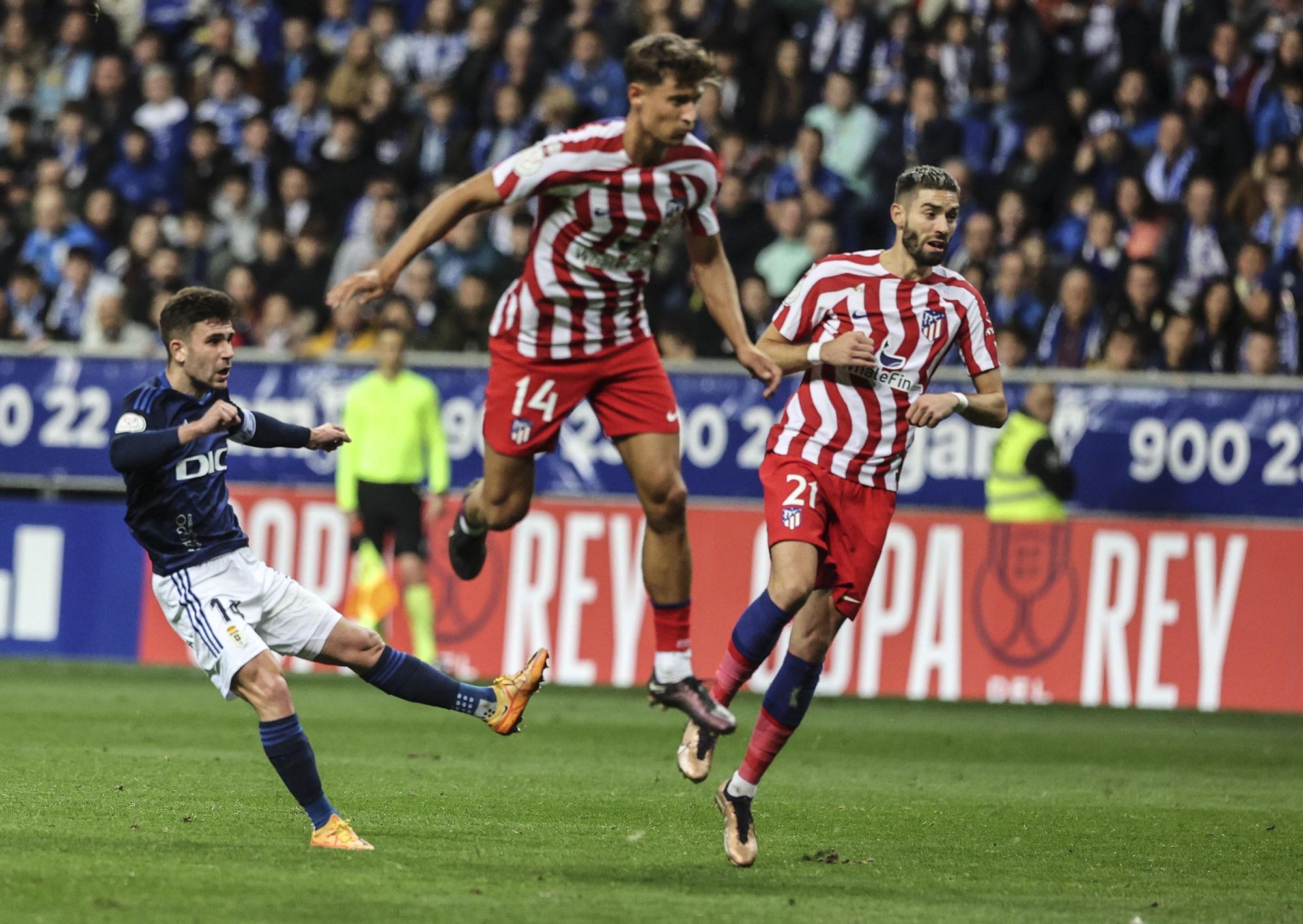 En imágenes: así fue el duelo copero entre el Real Oviedo y el Atlético de Madrid