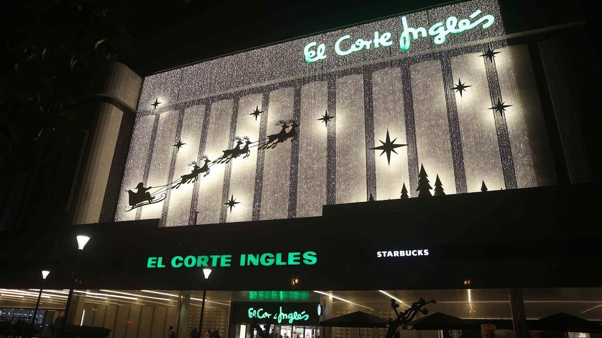 Iluminación navideña de El Corte Inglés