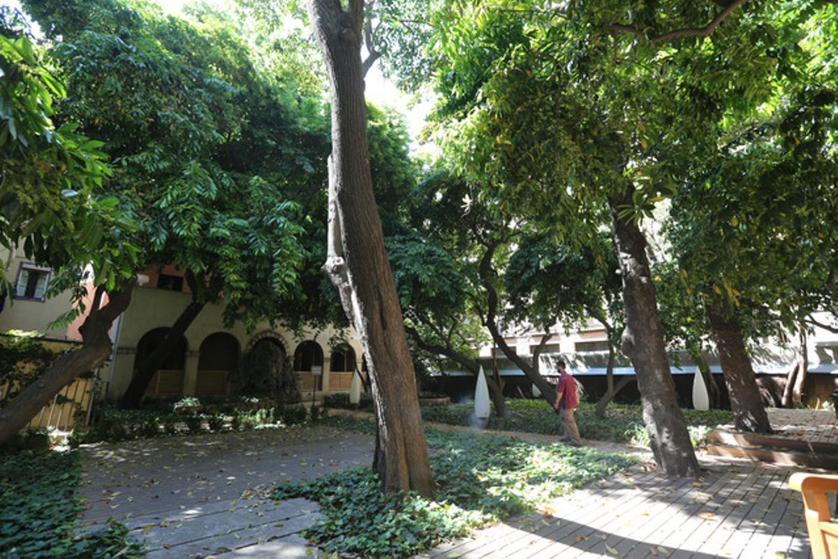 El jardín de la Casa de Ignacio de Puig.