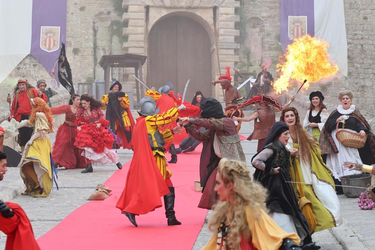 Espectáculo de inauguración de la última Fira Medieval