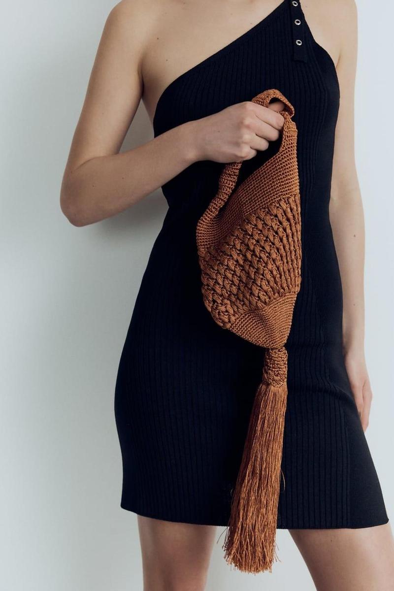 Bolso saca Zara con flecos