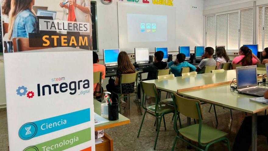 Uno de los talleres Steam impartidos durante el curso pasado.