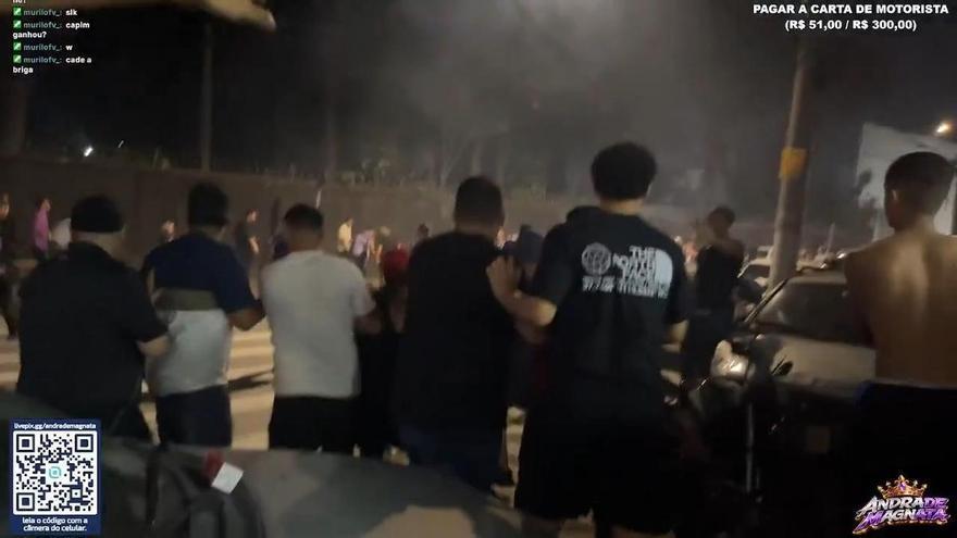 Lo peor del fútbol también llega a la Kings League... ¡Pelea entre aficionados en Brasil!