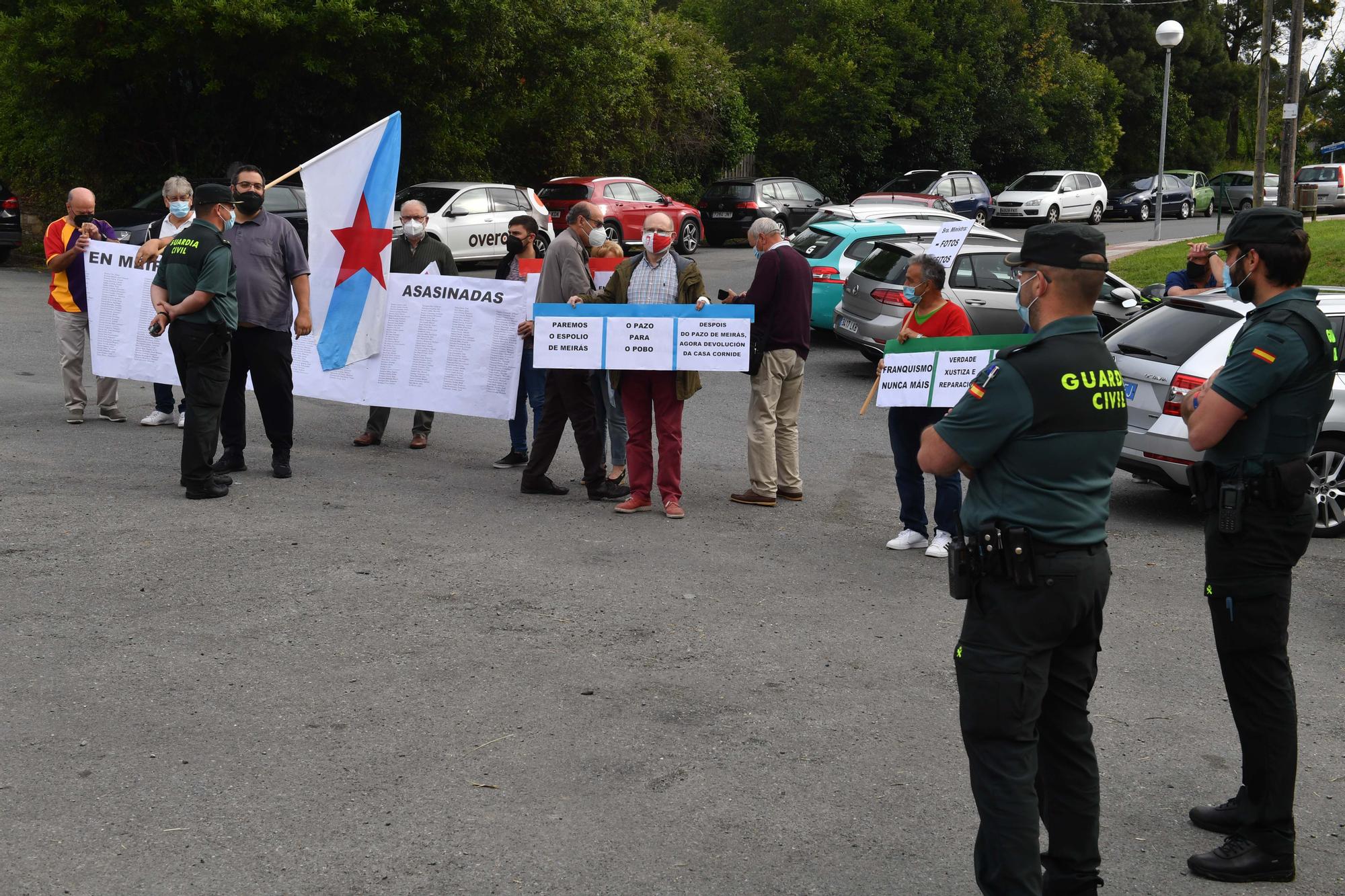 Acto oficial de la apertura de las jardines del pazo de Meirás