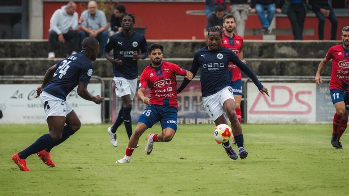 Fotografia d'arxiu d'un partit de l'Olot