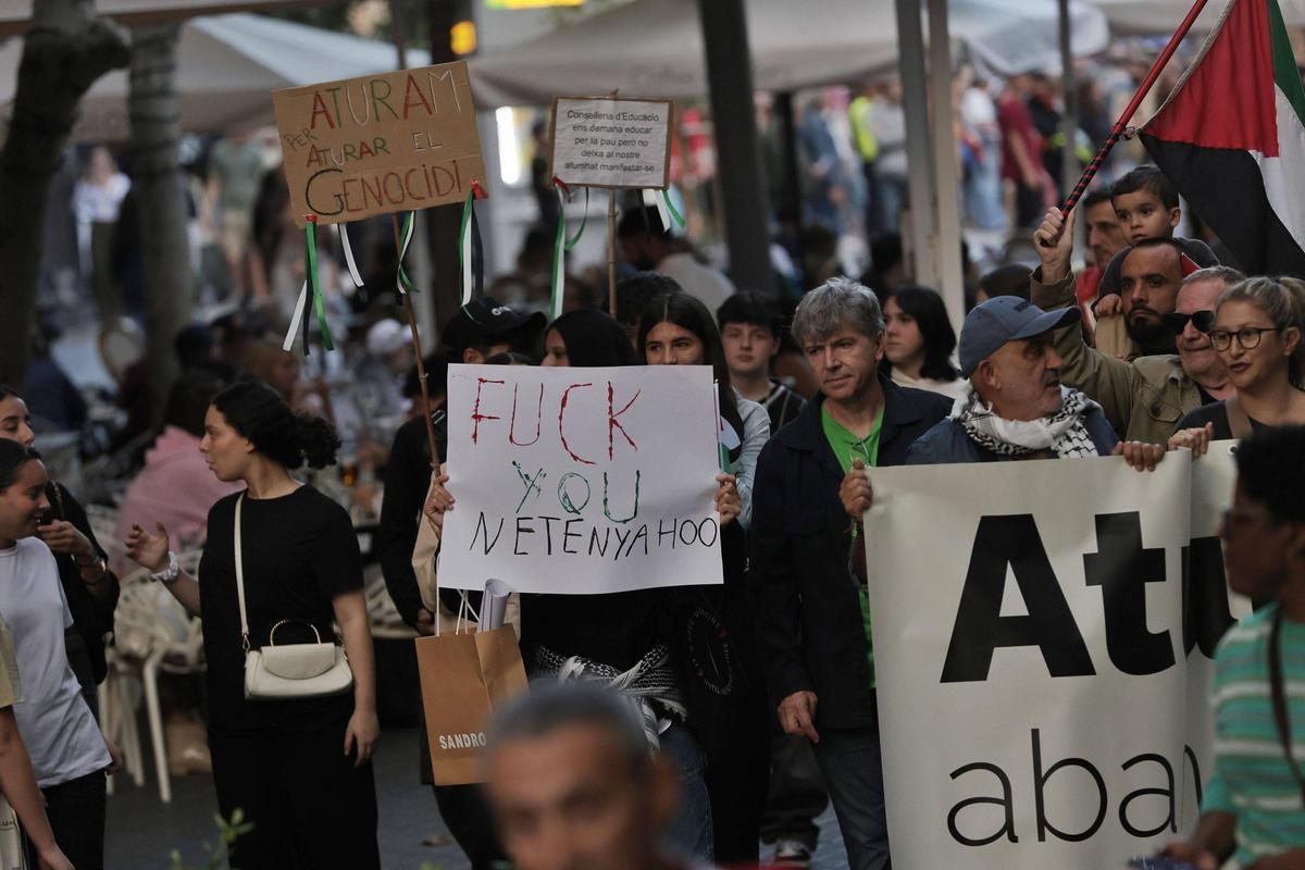 Miles de personas se manifiestan en Palma en apoyo al pueblo palestino: "El alto al fuego no es paz"